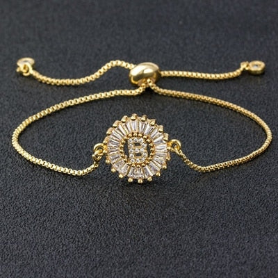 Radiant Jewelry Initial Bracelet