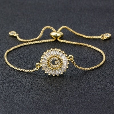 Radiant Jewelry Initial Bracelet