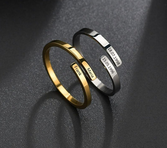 Customizable Stainless Steel Ring