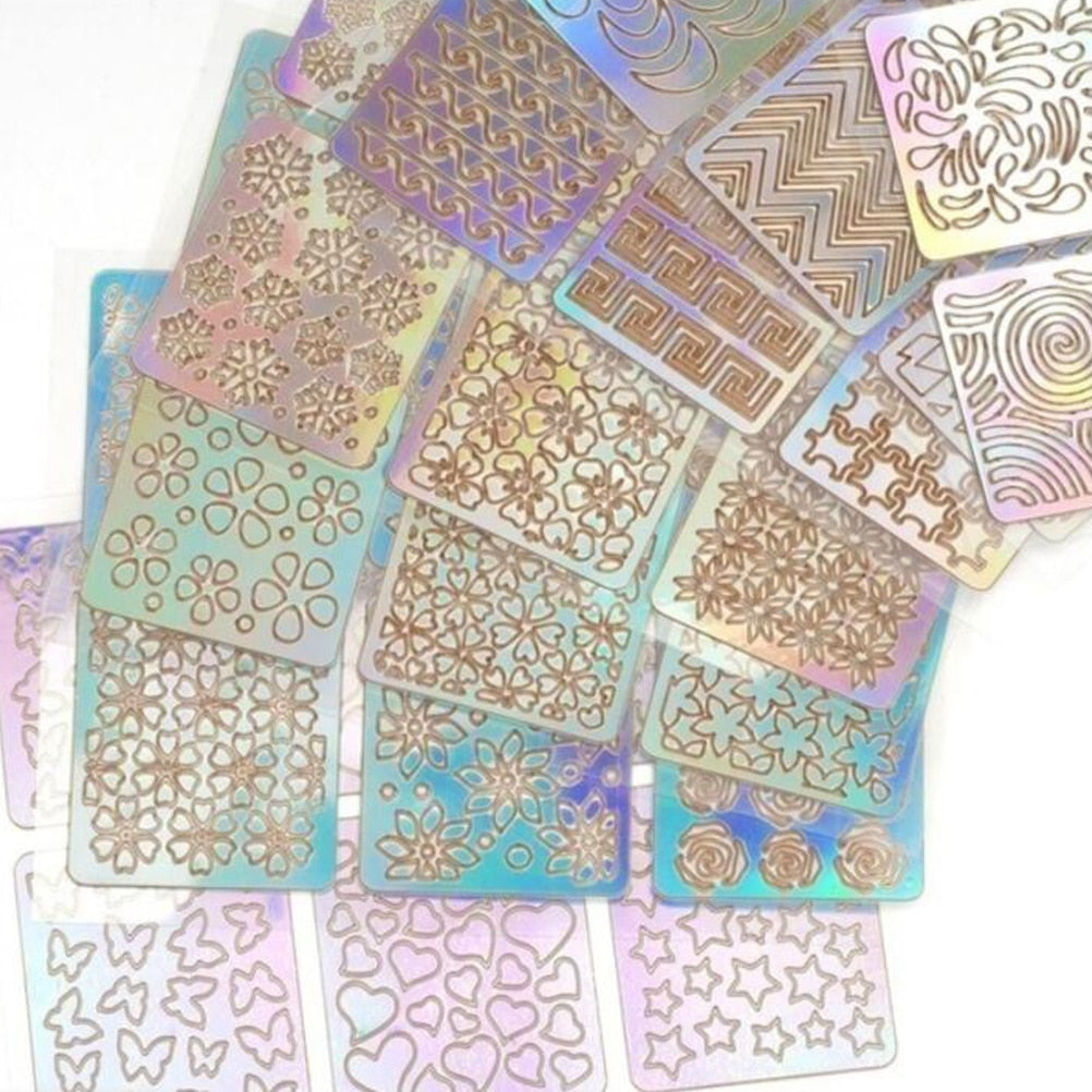 Twelve Holographic Sticker Sheets