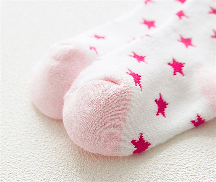 5 Pack Cozy Unisex Baby Socks