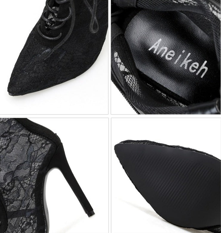 Aneikah Mesh High Heels