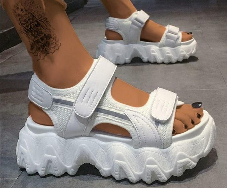 Asteroid Platform Sandals