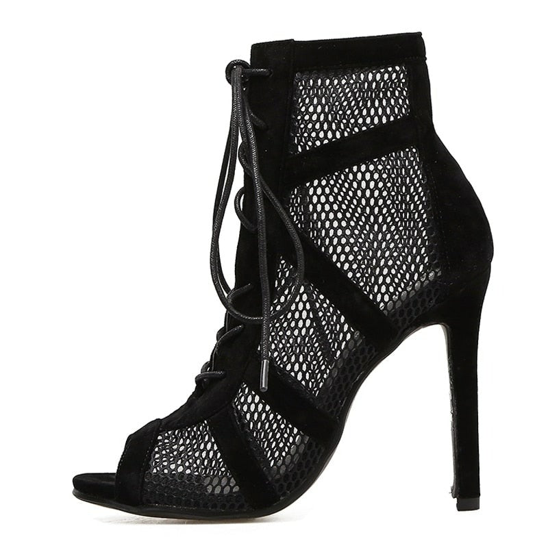 Aneikah Mesh High Heels