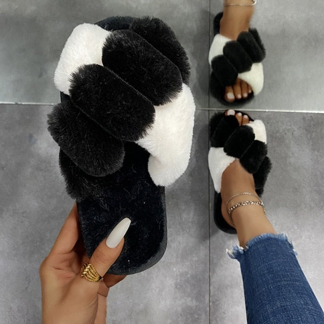 Xochitl Fluffy House Slippers