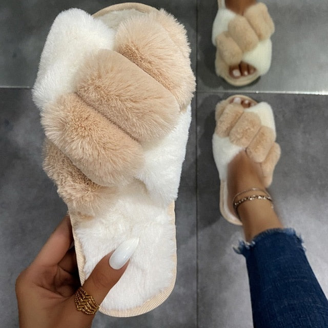 Xochitl Fluffy House Slippers