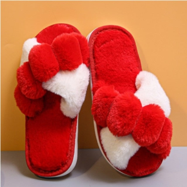 Xochitl Fluffy House Slippers