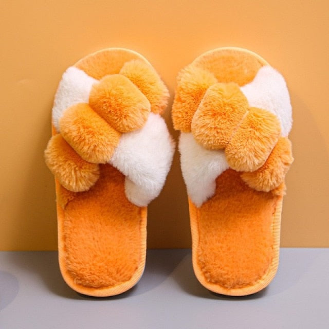 Xochitl Fluffy House Slippers